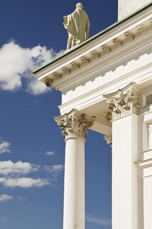 Detail of Helsinki Cathedral - Finlandの写真素材