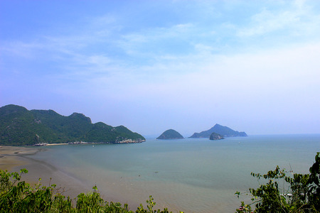 Beautiful landscape. island   of  sea.の写真素材