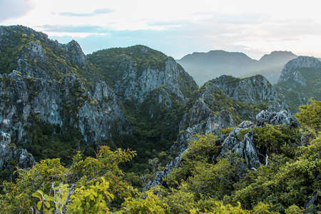 view point at Khao Dang, prachuap khiri khan province, Thailand.の写真素材