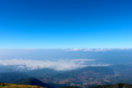 Point of view shot land scapeの写真素材