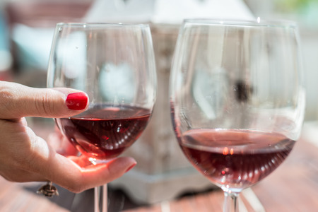 Wine for twoの写真素材