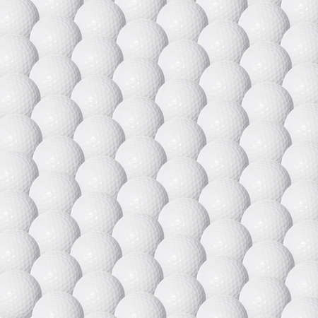 White golf balls background or textureの写真素材