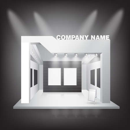 Blank exhibition trade design vectorのイラスト素材