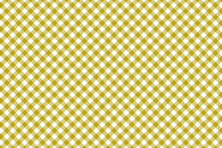 Gingham yellow pattern. Texture from rhombus/squares for - plaid, tablecloths, clothes, shirts, dresses, paper and other textile productsのイラスト素材