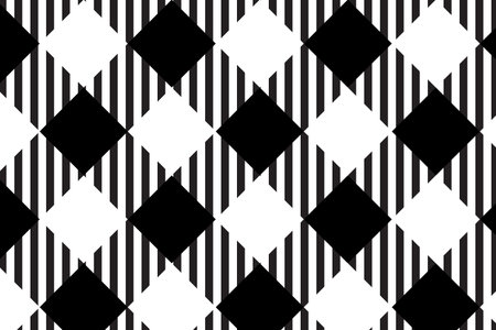 Black gingham pattern. Texture from rhombus/squares for - plaid, tablecloths, clothes, shirts,...