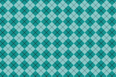 Light blue pattern. Texture from rhombus/squares for - plaid, tablecloths, clothes, shirts, dresses, paper, bedding, blankets, quilts and other textile products. Vector illustration EPS 10のイラスト素材