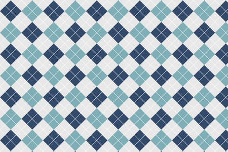 Gingham pattern. Texture from rhombus/squares for - plaid, tablecloths, clothes, shirts, dresses, paper, bedding, blankets, quilts and other textile products. Vector illustration EPS 10のイラスト素材