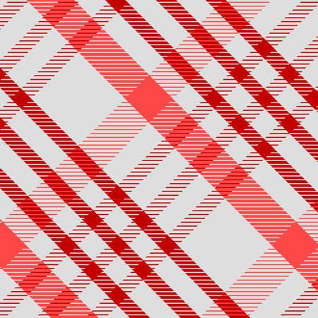 Pattern in  and White . Texture for plaid, tablecloths, clothes, shirts, dresses, paper, bedding, blankets, quilts and other textile products. Vector illustrationのイラスト素材