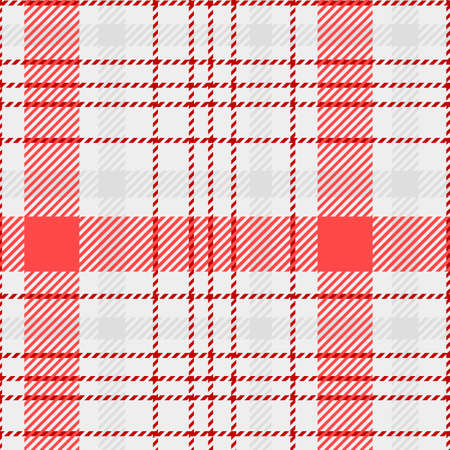 Pattern in  and White . Texture for plaid, tablecloths, clothes, shirts, dresses, paper, bedding, blankets, quilts and other textile products. Vector illustrationのイラスト素材