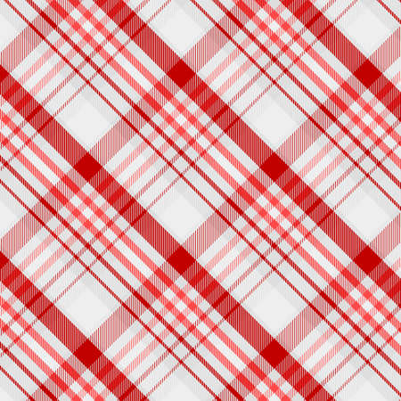 Pattern in  and White . Texture for plaid, tablecloths, clothes, shirts, dresses, paper, bedding, blankets, quilts and other textile products. Vector illustrationのイラスト素材
