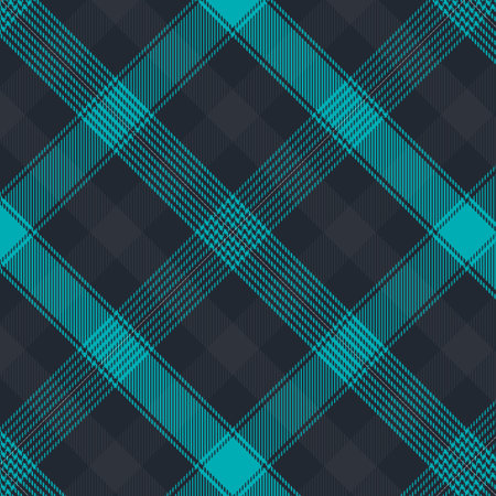 Tartan, plaid pattern seamless vector illustration. Checkered texture for clothing fabric prints,...