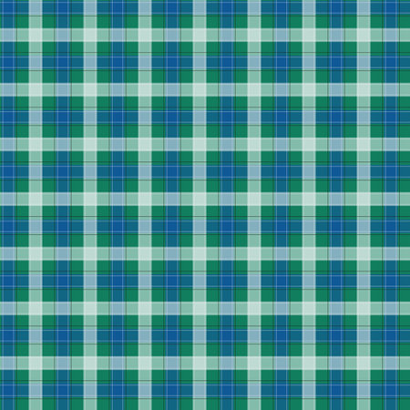 Green and Blue Gingham pattern. Texture from squares for - plaid, tablecloths, clothes, shirts,...