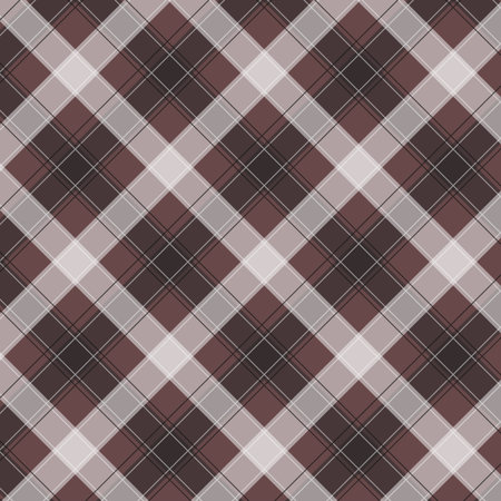 Brown Gingham pattern. Texture from squares for - plaid, tablecloths, clothes, shirts, dresses,...