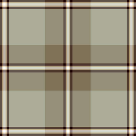 Tartan Pattern in Brown and Gray.のイラスト素材