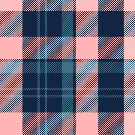Tartan Pattern in Blue and Violet.のイラスト素材