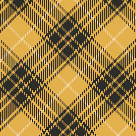 Tartan orange and black seamless pattern.Texture for plaid, tablecloths, clothes, shirts, dresses, paper, bedding, blankets, quilts and other textile products.のイラスト素材