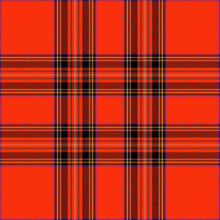 Tartan red and black seamless pattern.のイラスト素材