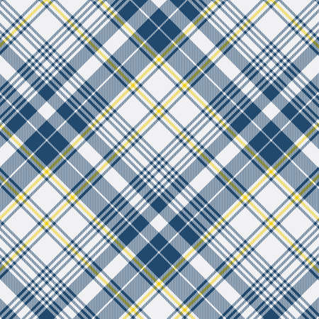 Tartan plaid pattern background. Texture for plaid, tablecloths, clothes, shirts, dresses, paper, bedding, blankets, quilts and other textile products. Vector illustration EPS 10のイラスト素材