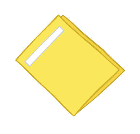 Vector illustration file folder. Hand drawn. Colored outlines.のイラスト素材