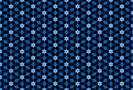 Seamless geometric pattern. Used gradient, in blue, black and white colors.