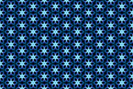 Seamless geometric pattern. Used gradient, in blue and white colors.