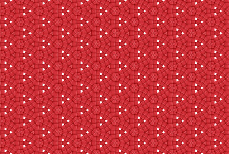 Seamless geometric pattern design illustration. Background texture. Used gradient in red and white colors.の写真素材