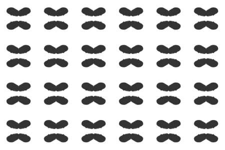 Watercolor seamless geometric pattern design illustration. Background texture. In black and white colors.の写真素材