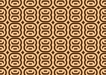 Seamless geometric pattern design illustration. Background texture. In brown and orange colors.