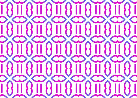 Seamless geometric pattern design illustration. Background texture. Used gradient in violet and...