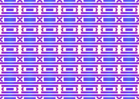 Seamless geometric pattern design illustration. Background texture. Used gradient in purple and...