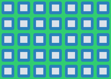 Seamless geometric pattern design illustration. Background texture. In green, blue and grey colors.