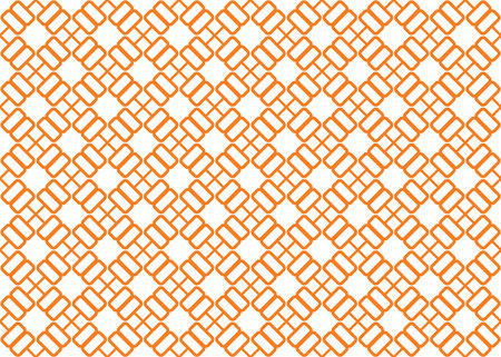 Seamless geometric pattern design illustration. Background texture. In orange and white colors.