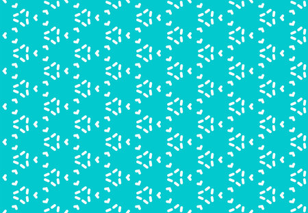 Seamless geometric pattern design illustration. Background texture. In blue and white colors.