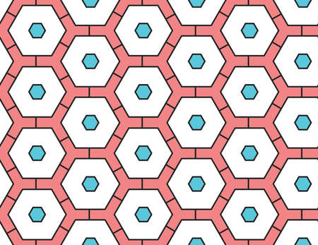 Seamless geometric pattern, texture or background vector.のイラスト素材