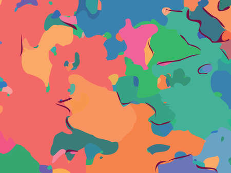 Background texture pattern, vector design, geometric and abstract in green, blue, orange, violet, red and purple colors.のイラスト素材