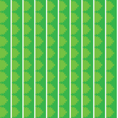 Vector seamless pattern texture background with geometric shapes, colored in green and white colors.のイラスト素材