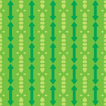 Vector seamless pattern texture background with geometric shapes, colored in green colors.のイラスト素材