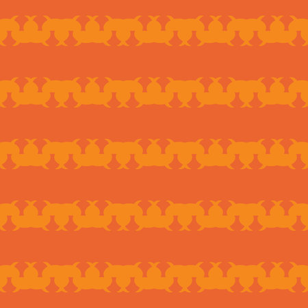 Vector seamless pattern texture background with geometric shapes, colored in orange colors.