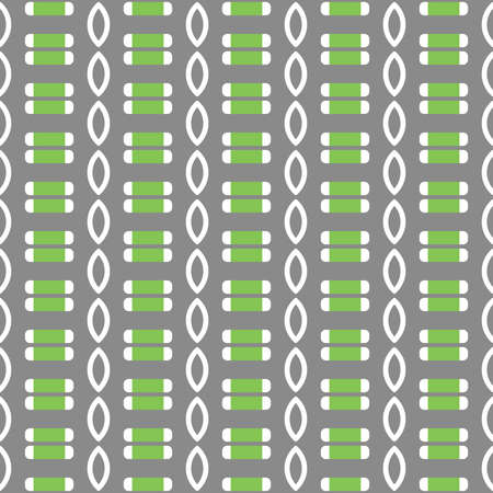 Vector seamless pattern texture background with geometric shapes, colored in grey, green and white colors.のイラスト素材