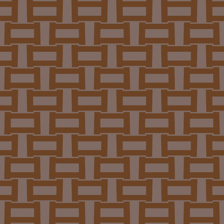 Vector seamless pattern texture background with geometric shapes, colored in brown colors.