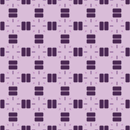 Vector seamless pattern texture background with geometric shapes, colored in violet and purple colors.のイラスト素材