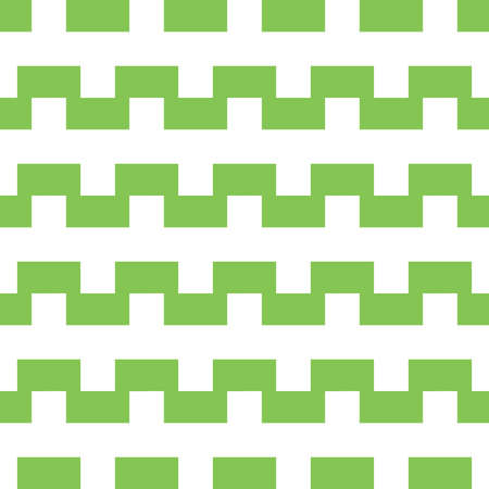 Vector seamless pattern texture background with geometric shapes, colored in green and white colors.のイラスト素材