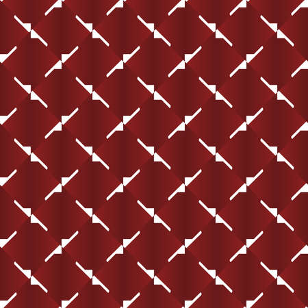 Vector seamless pattern texture background with geometric shapes, gradient colored in red and white colors.のイラスト素材