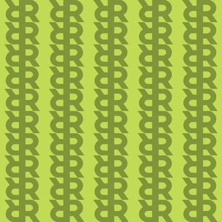 Vector seamless pattern texture background with geometric shapes, colored in green colors.のイラスト素材