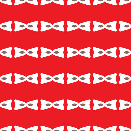 Vector seamless pattern texture background with geometric shapes, colored in red, brown and white colors.のイラスト素材