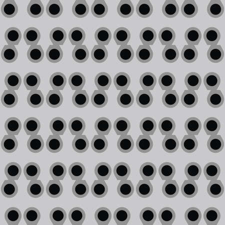 Vector seamless pattern texture background with geometric shapes in  black, grey and white colors.のイラスト素材