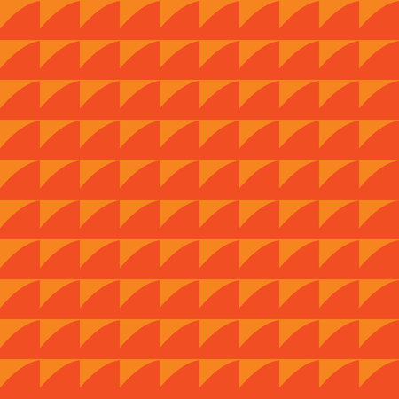 Vector seamless pattern texture background with geometric shapes, colored in orange colors.