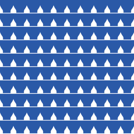 Vector seamless pattern texture background with geometric shapes, colored in blue and white colors.のイラスト素材