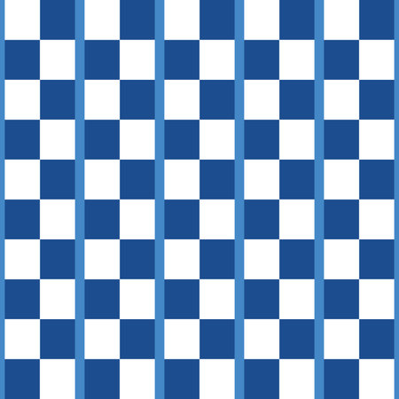 Vector seamless pattern texture background with geometric shapes, colored in blue and white colors.