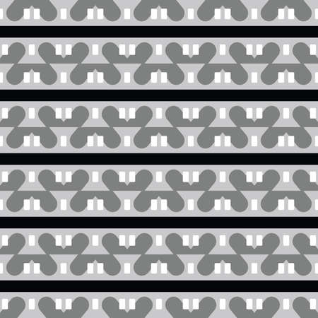 Vector seamless pattern texture background with geometric shapes in black, grey and white colors.のイラスト素材